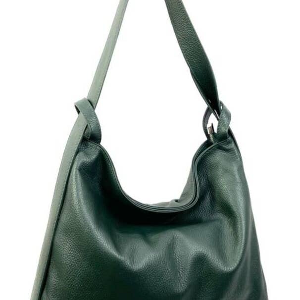 Chenson & Gorett – wholesale Shoulder bag – women's – Large Genuine Leather Hobo Bag Convertible into Backpack14