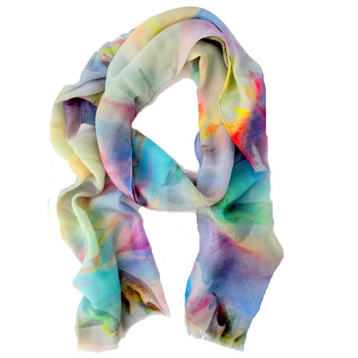 Silk Squirrel - Vendita all'ingrosso Sciarpa - Donna - Sciarpa in lana verde menta, sciarpa morbida, regalo per lei, 25,4 x 70,7 cm