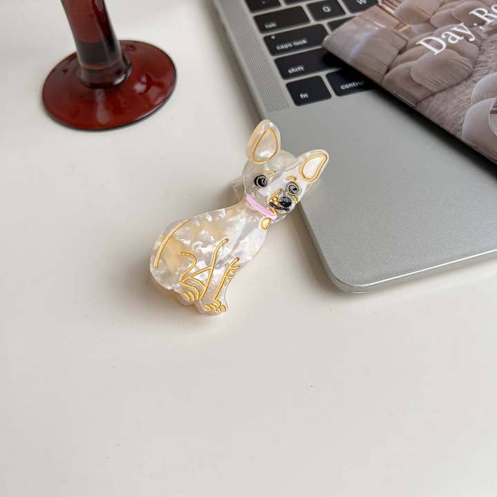 PAWPAWwholesale - Wholesale Hair Clip - Women's - Kawaii Dog Claw Clip, Fun Cartoon Hair Accessory_CWMM71464