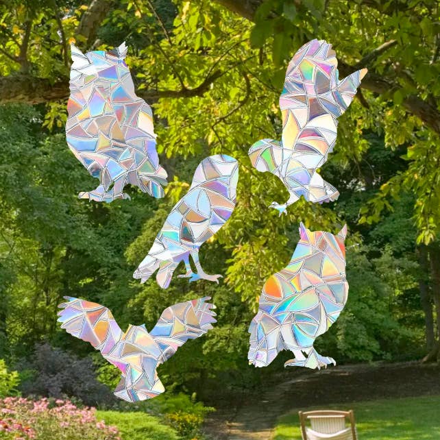 Owl Shape Suncatcher Pack for wholesale by Mustard Tiger