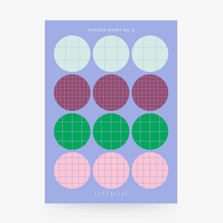 Sticker Sheet No. 5 for wholesale by typealive