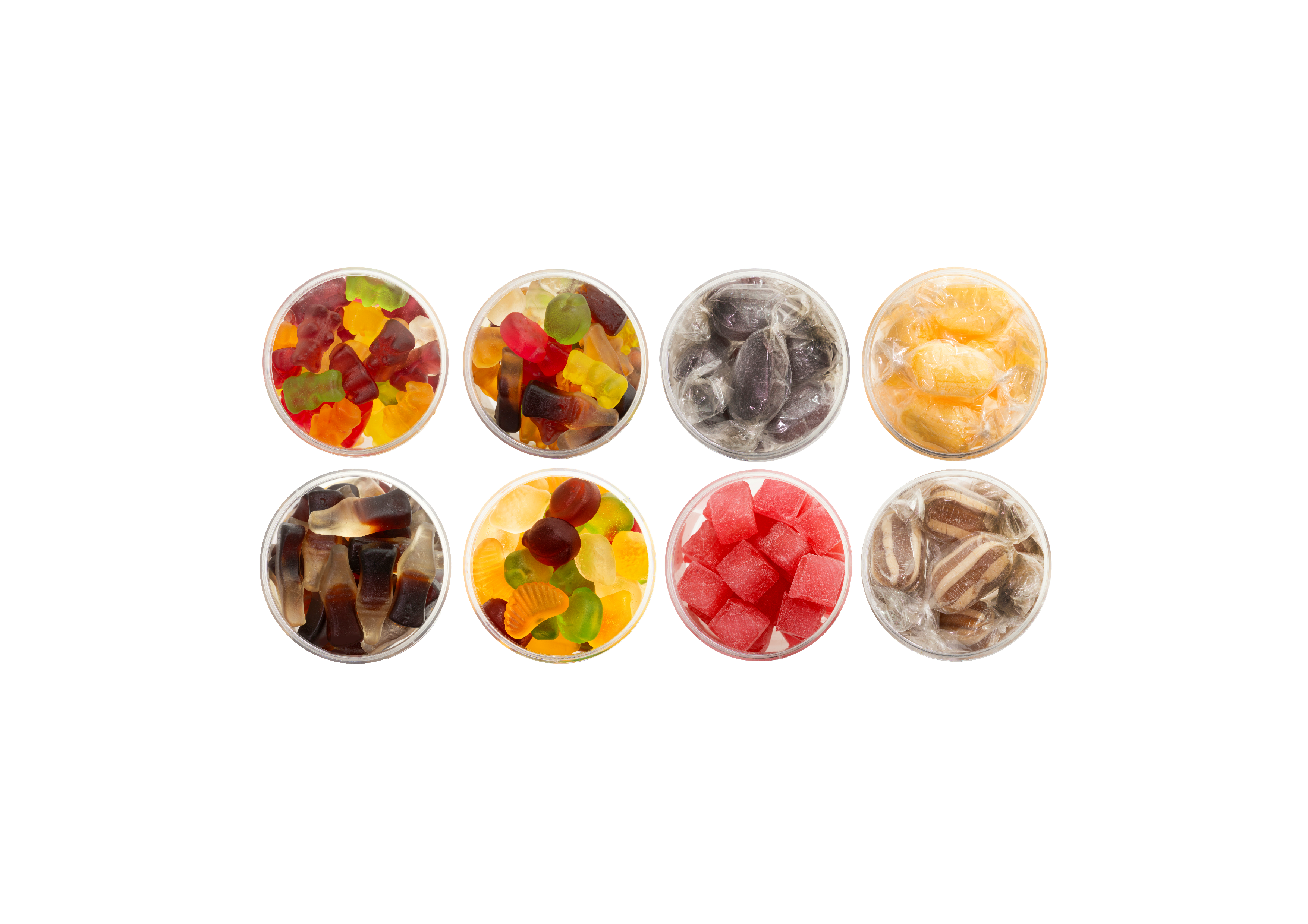 Candyhouse Ltd - Venta al por mayor Gominolas - Botellas de cola sin azúcar, tarro corto2