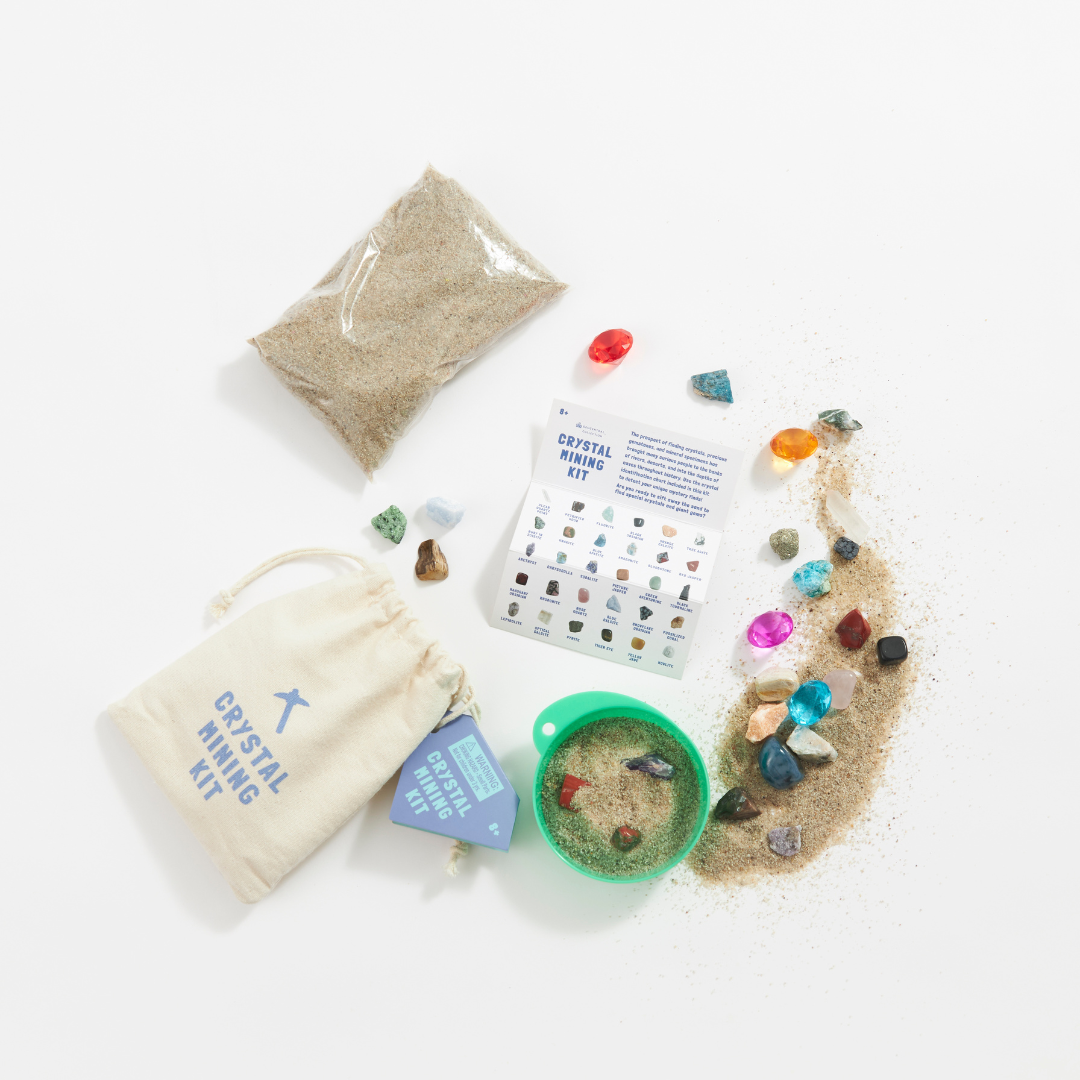 GeoCentral - Wholesale DIY Craft Kit - Kids - Crystal Mining Kit - Sift Real Sand and Crystals!1