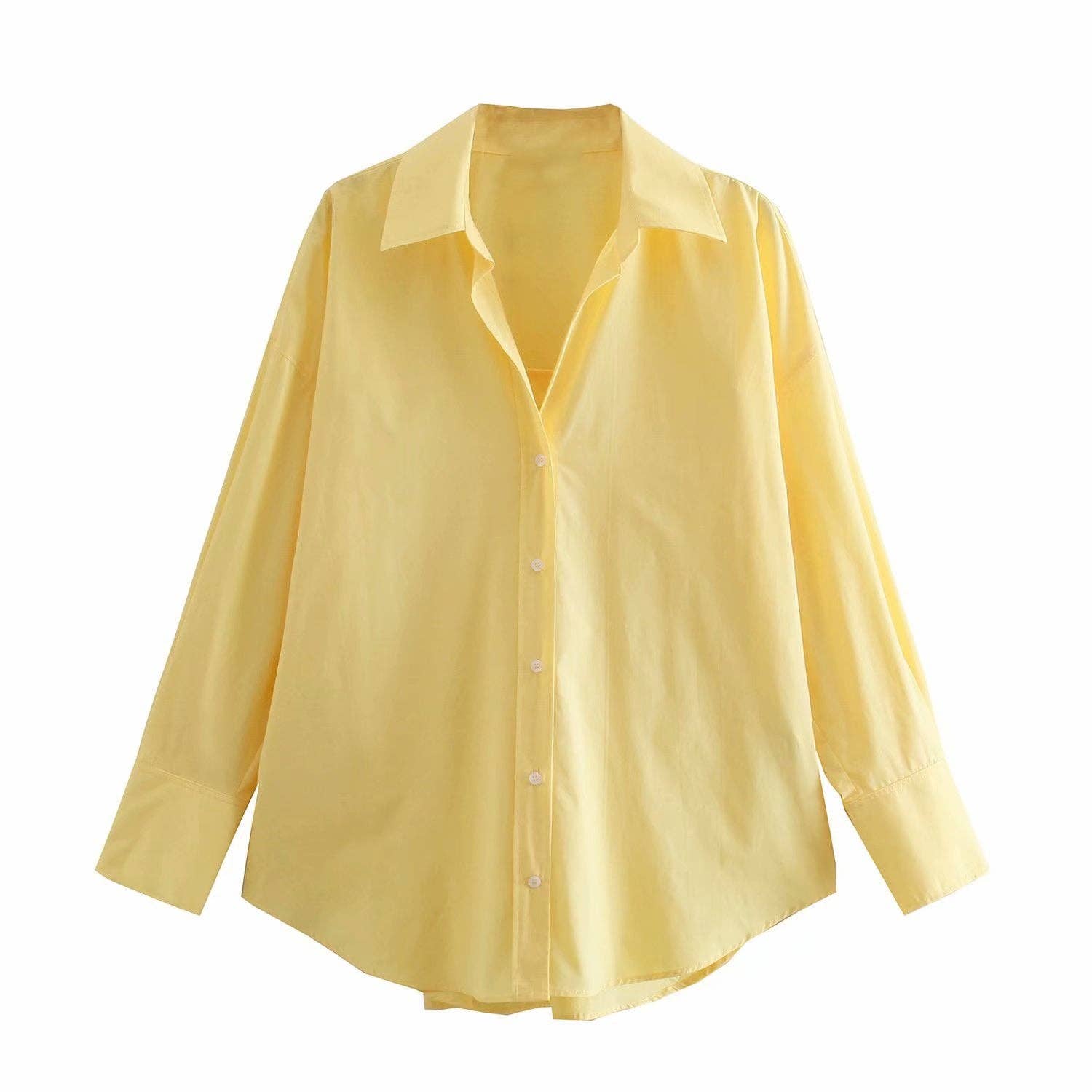 Marayn - Wholesale Button Down Shirt - Women's - European Summer Womens City Chic Poplin Shirt15