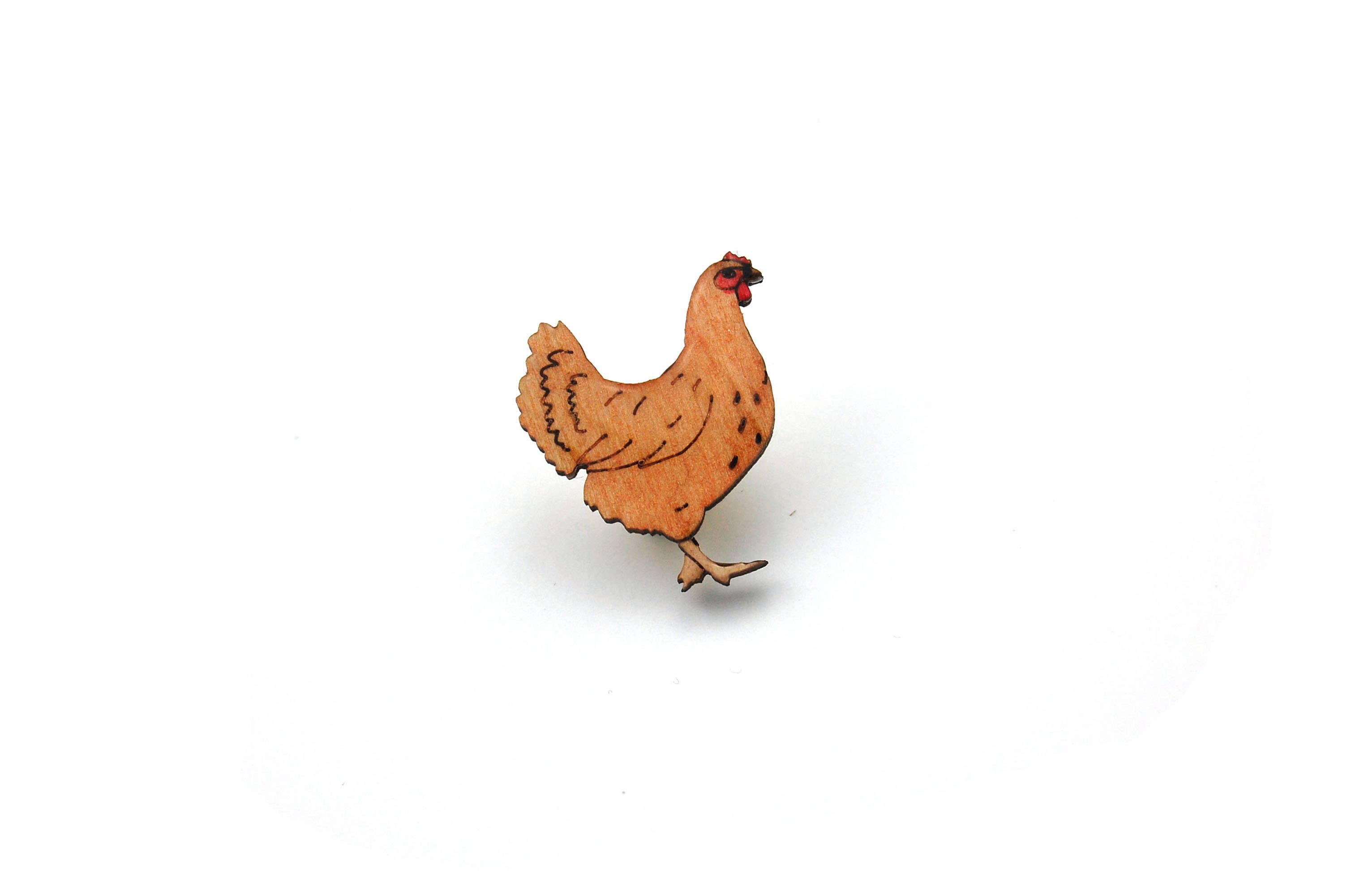 Bekbek Makes - Wholesale Brooch - Chicken Hen Pin Badge2