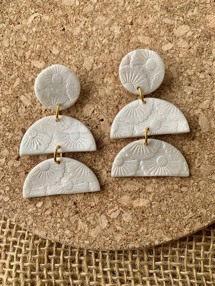 The Becca - Pearl White texturizado para venta al por mayor de sammijean.clay