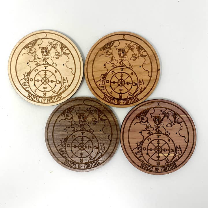 Porte-encens Tarot 10 Roue de la Fortune Brûleur d'encens pour la vente par Insert Brand Here Shop