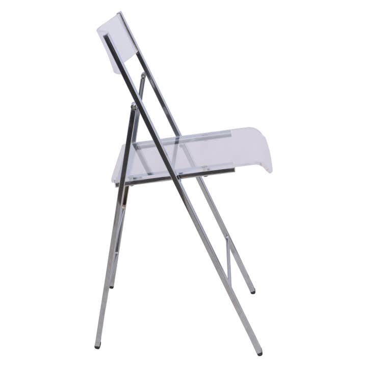 LeisureMod - Wholesale Folding Chair - Menno Stainless Steel Folding Chair for Wedding & Banquet45