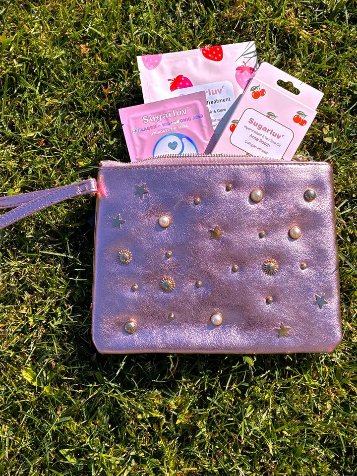 Sugarluv x Street Level Luminous Cosmetic Pouch for wholesale by Sugarluv