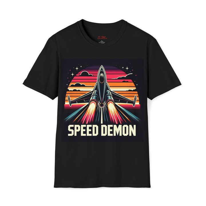 Camiseta softstyle unisex SPEED DEMON para venta al por mayor de StickMuze