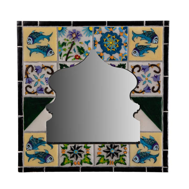 Specchio Porta della Vita - H 30 cm L 30 cm per la vendita all'ingrosso da parte di Maison Annabi