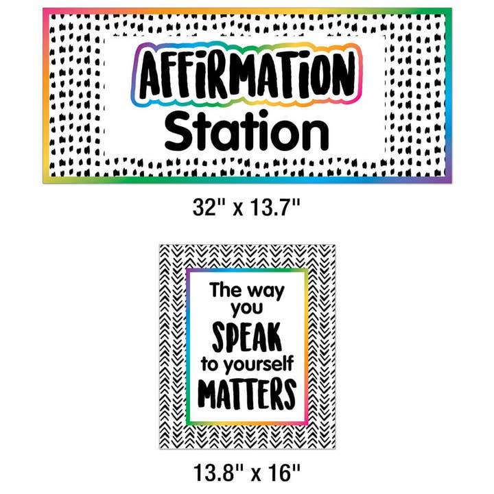 Carson Dellosa Education - Wholesale Bulletin Board - Affirmation Station Bulletin Board Set2
