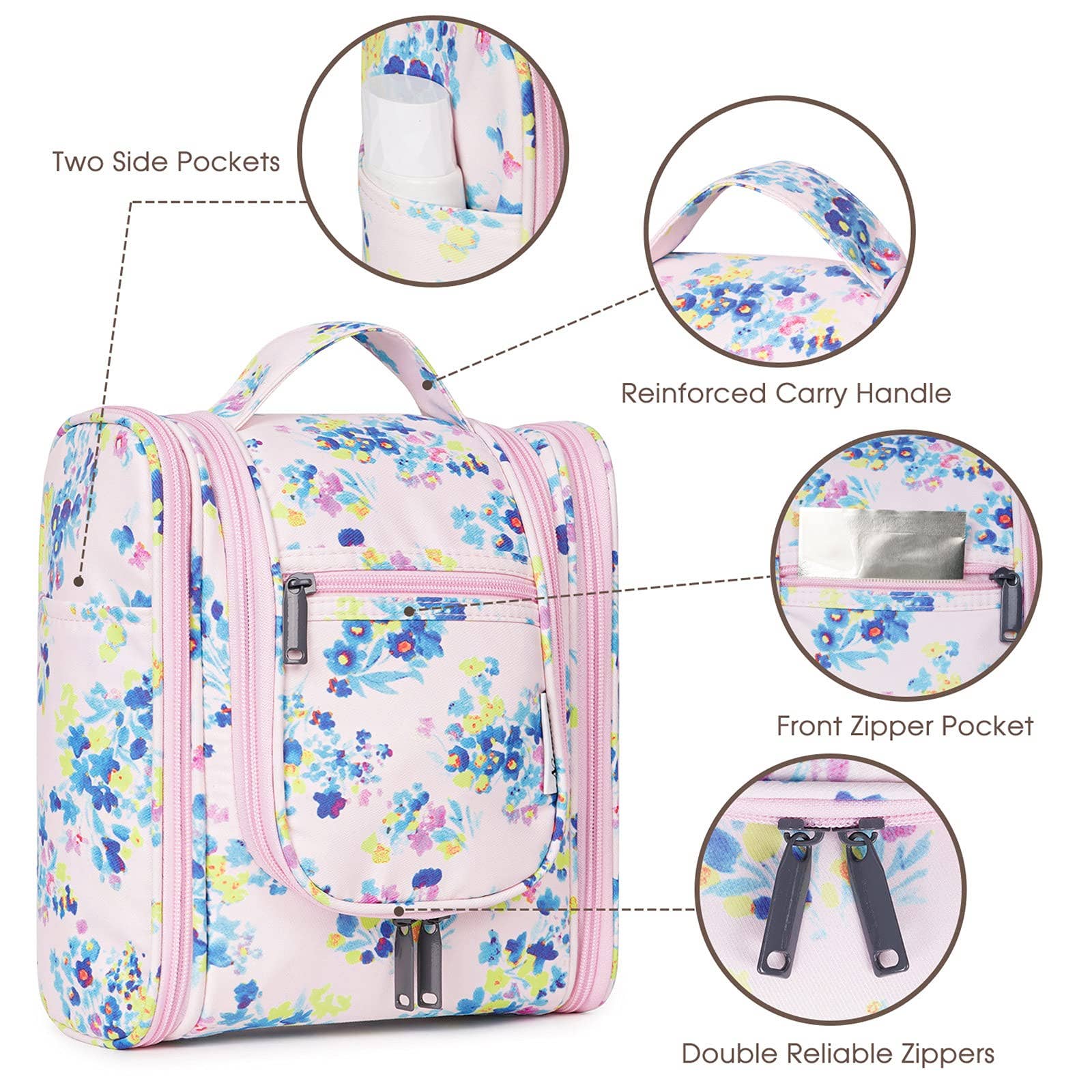 wandf - Wholesale Toiletry Bag - Women's - Hanging Travel Toiletry Cosmetic Bag for Women51