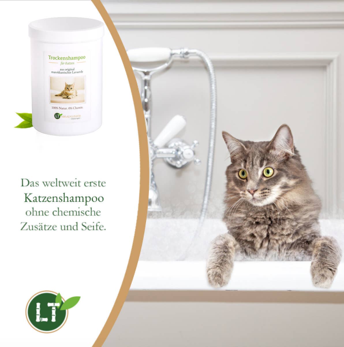 LT-Naturprodukte - Wholesale Pet Grooming Aid - Dog - Dry shampoo for cats - with original Moroccan lava3