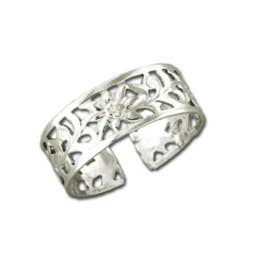 Mark Steel Jewelry - Wholesale Toe Ring - Filigree Adjustable Toe Ring 1