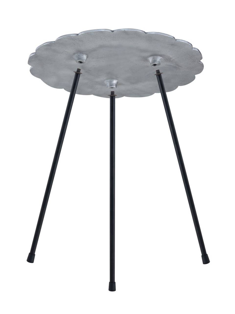 Voglrieder – Engroshandel Tebord – Sidebord metal dekorativt bord Hilton ø 35 x H 46 cm rund A35