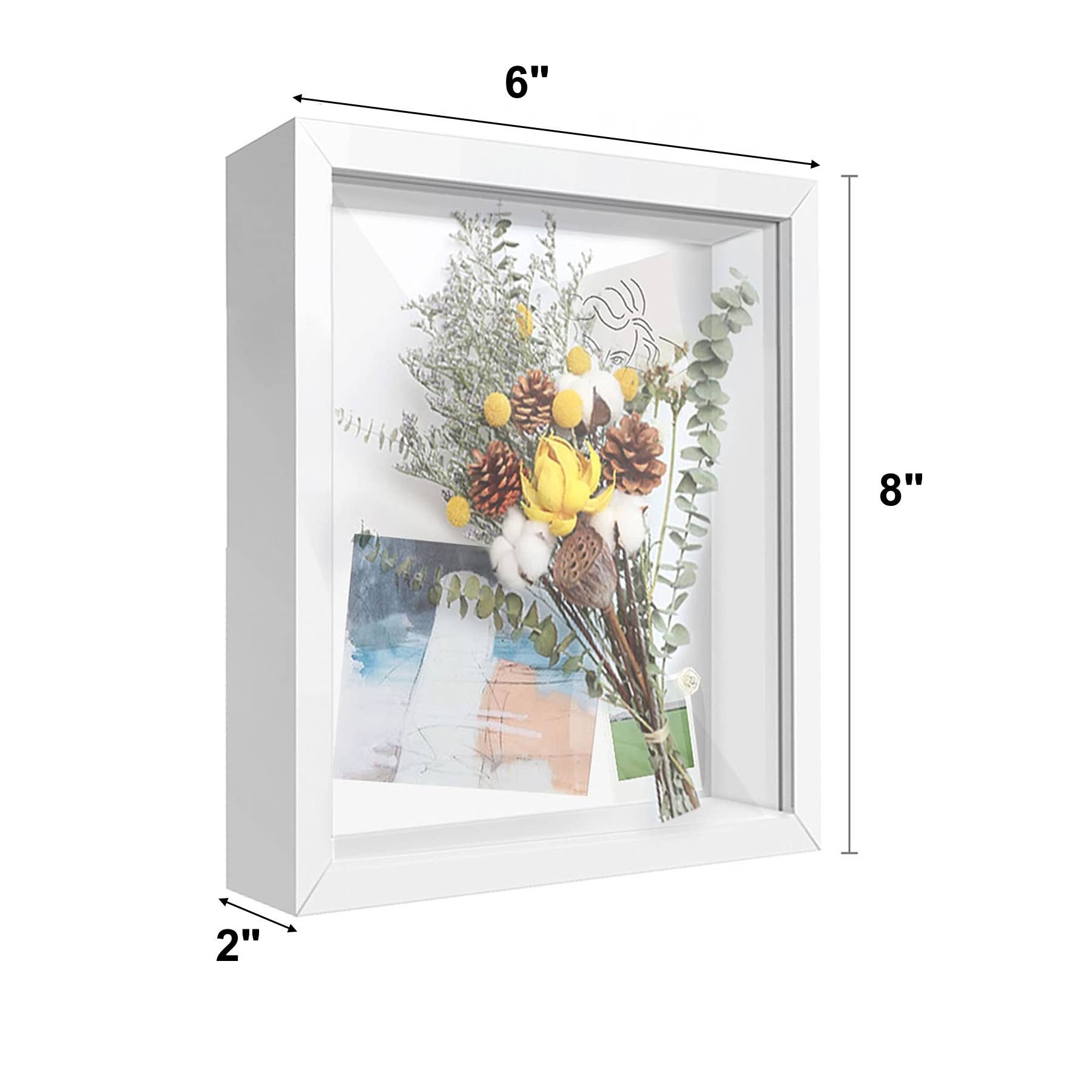 Angel Isabella - Wholesale Picture Frame - Shadow Box Display Case Frame-2"Depth 8