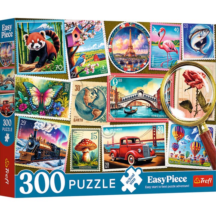 Trefl EasyPiece Postage Stamps 300 Piece Puzzle for wholesale by Trefl USA