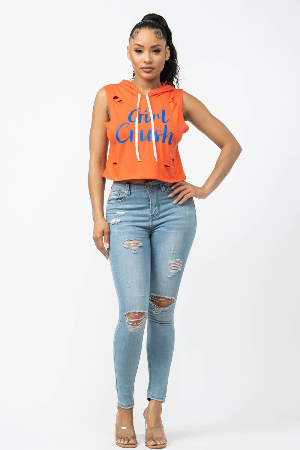 Julia by LoveJ - Wholesale Hoodie - Women's - Front Screen Laser  Drawstring Hoodie Top5