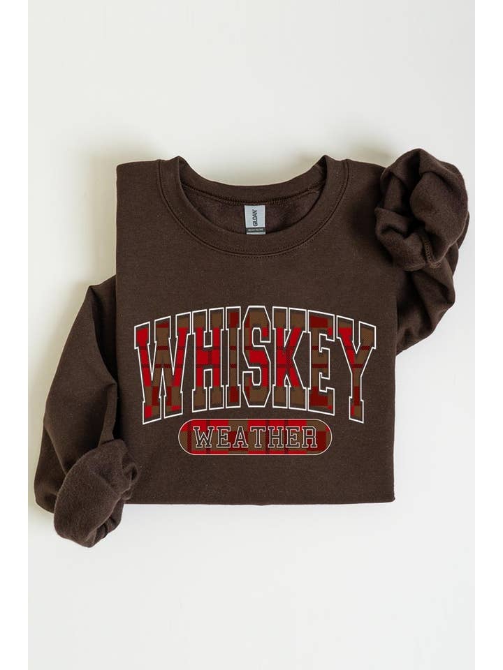 COLORBEAR - Wholesale T-Shirt (Graphic) - Women's - Whiskey Weather Graphic Sweatshirt11