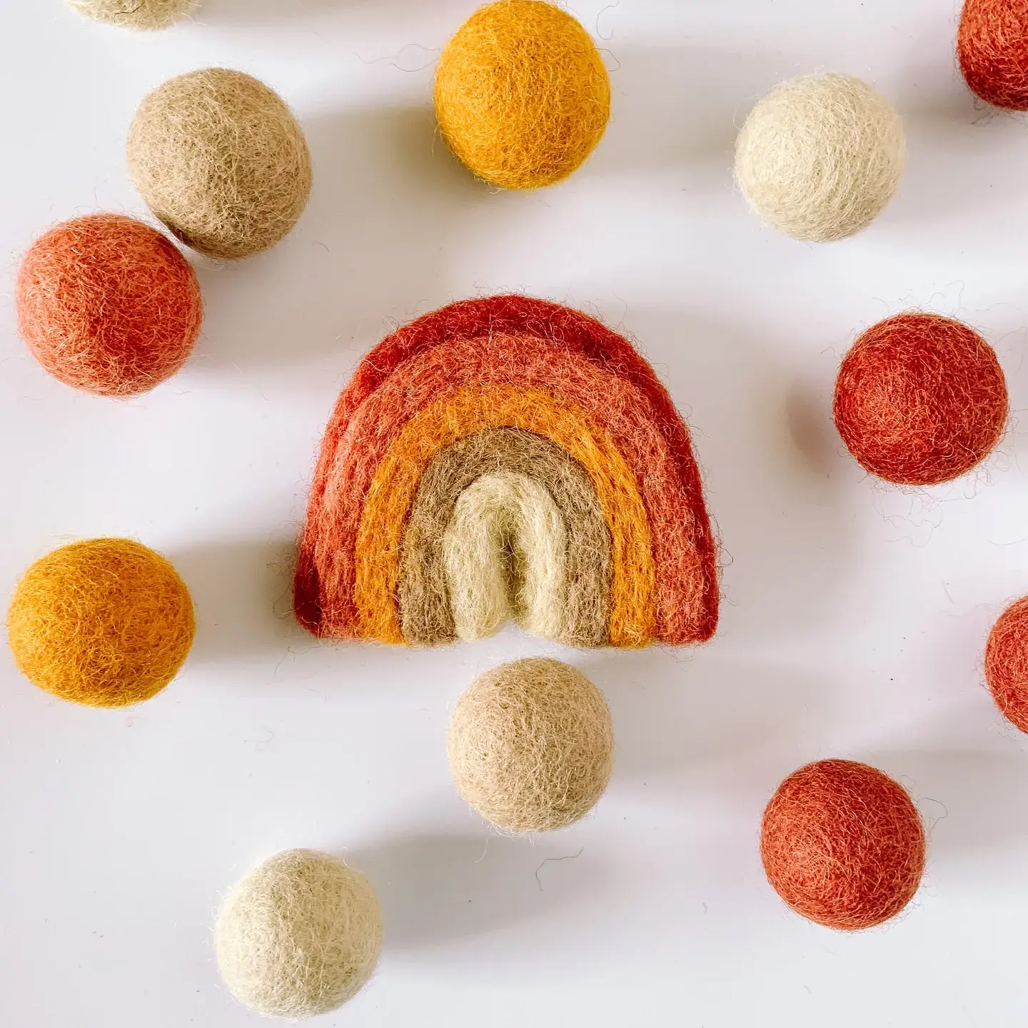 Sewing Seeds Play - Wholesale Craft Supplies - 2cm Boho Felt Ball Bundle Of 502