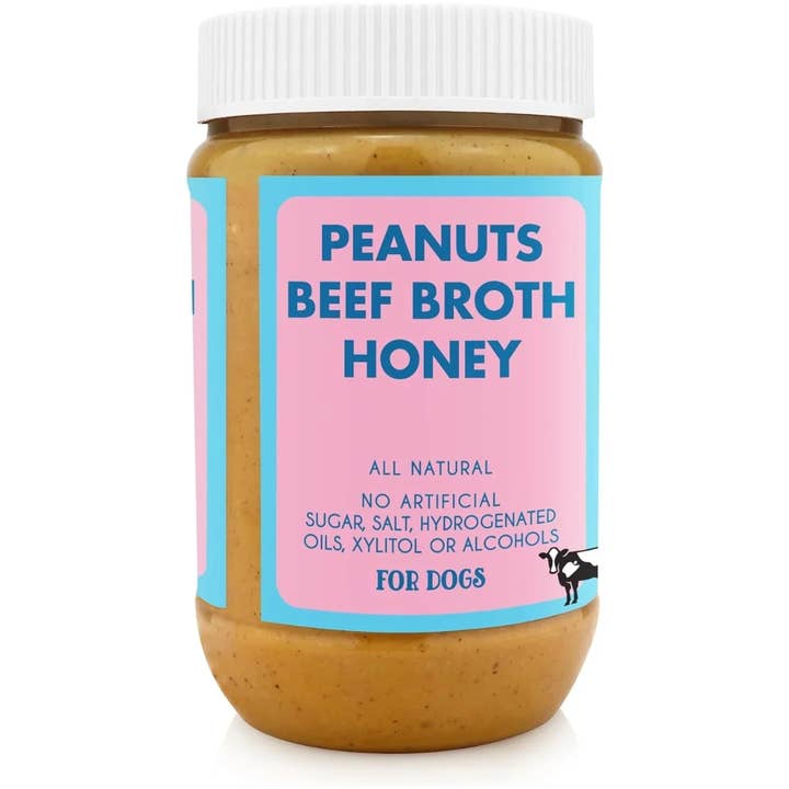 Elite Pet Distributors - Wholesale Pet Treats - Dog - Bark Bistro Beef Broth Buddy Budder 17oz jar2