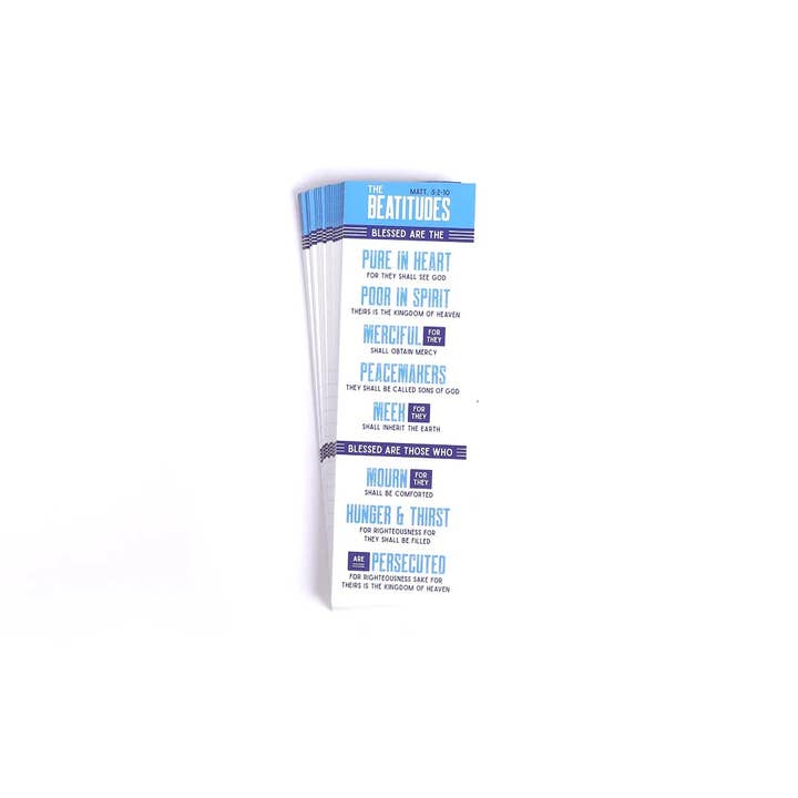 Swanson Christian Products - Wholesale Bookmark - Bookmark - Beatitudes - Pack of 25