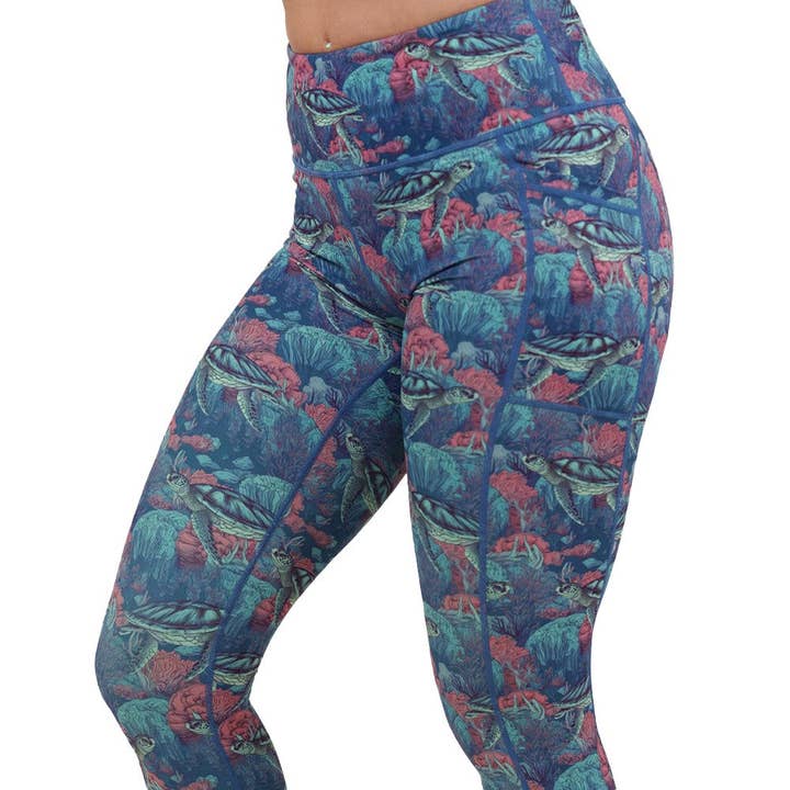 Turtley Besatte Leggings for engroshandel hos Constantly Varied Gear