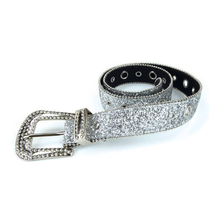 COACHELLA SILVER BELT for wholesale by Party Pro