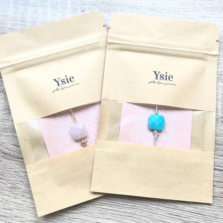 YSIE - Wholesale Charm/Dangle Bracelet - Alba sliding link natural stone bracelet5