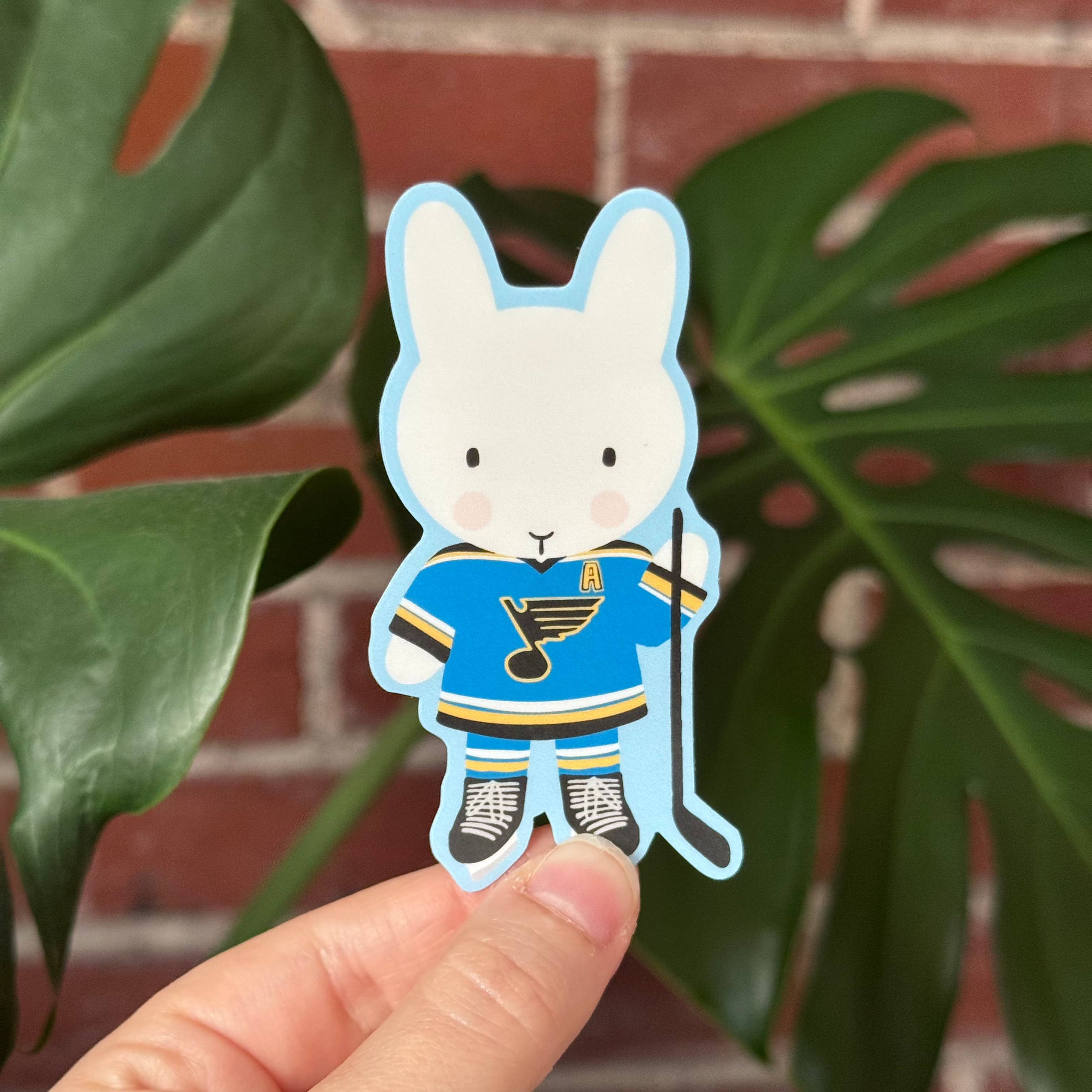 Clem & Co. - Wholesale Sticker - Saint Louis Blues Hockey Clem the Bun Sticker