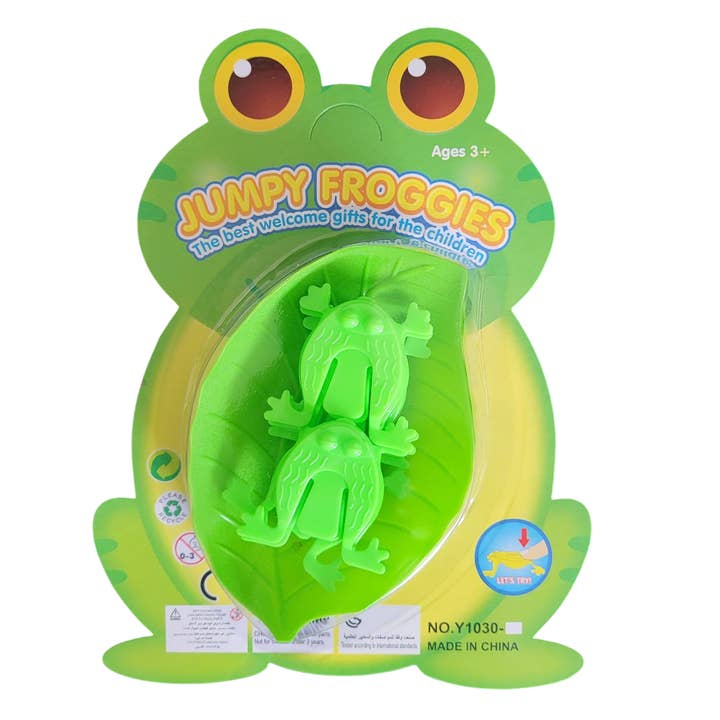 Jumping Frogs with Lily Pad for wholesale by Handee Products