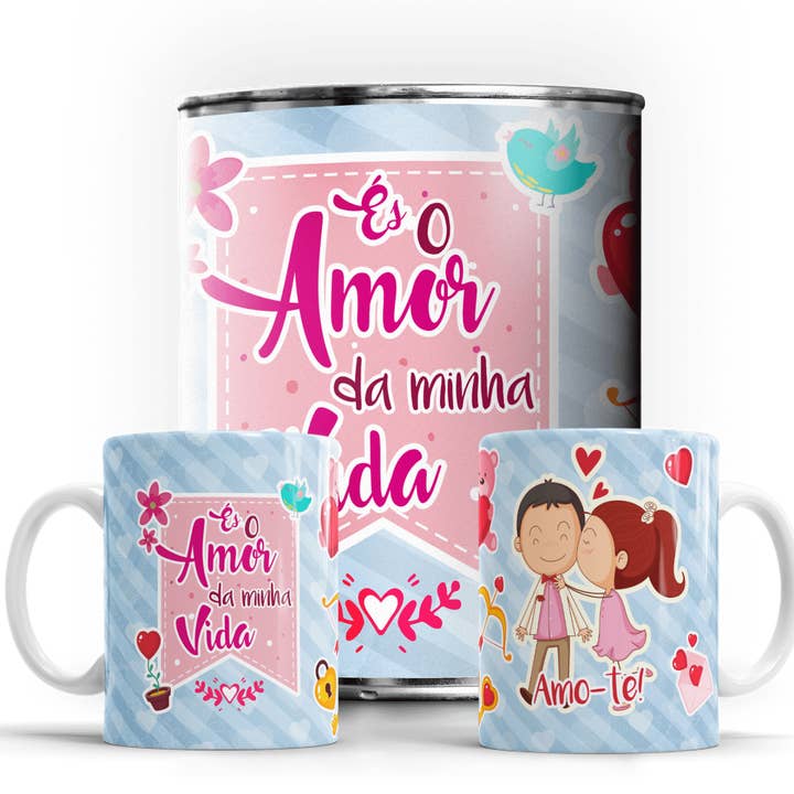 Alla hjärtans dags plåtmugg för wholesale av Bee my Gift