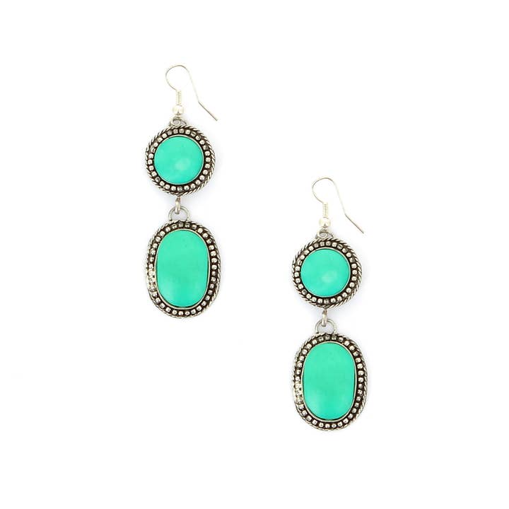 DIWALI PARIS - Wholesale Dangle Earrings - ZEINA DOUBLE EARRING