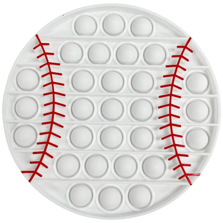 Baseball Popper for wholesale by Fidget Toys Plus