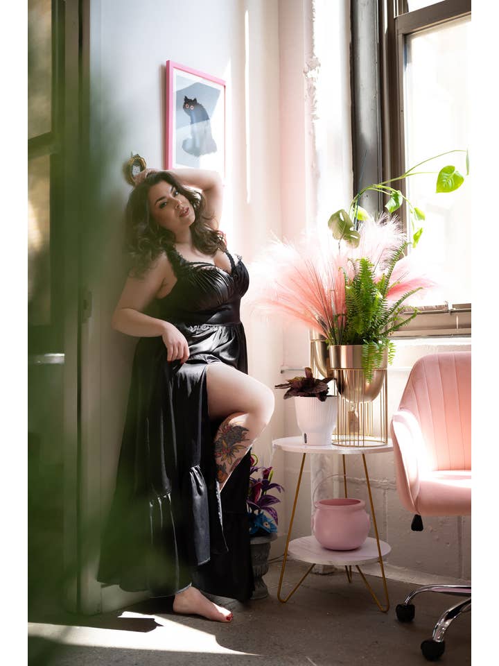 Wax Poetic Clothing - Wholesale Dress - Women's - *PRE ORDER* Cosette Maxi Dress in Black3