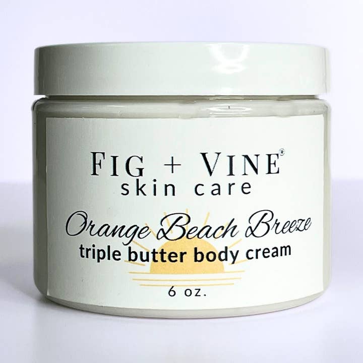 Triple Butter Body Cream - Orange Beach Breeze for wholesale by Fig + Vine Skincare