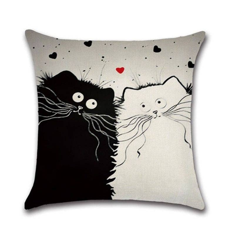 Moderny - Wholesale Throw Pillow Cover - Meow Meow Cushion Covers4