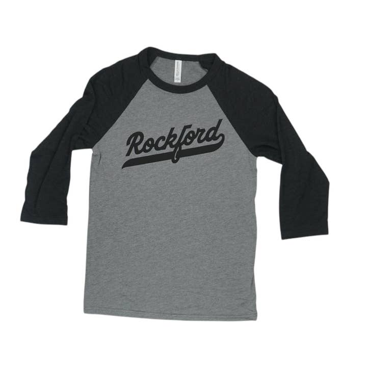 Rockford Baseball Tee for wholesale by Rockford Art Deli