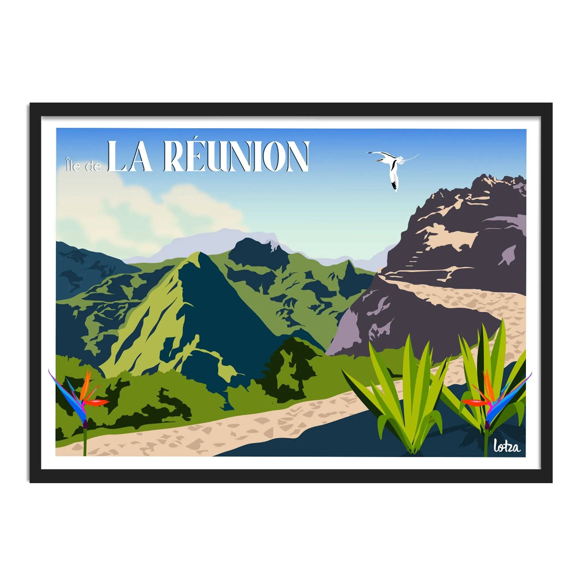Lotza - Wholesale Poster - Display Reunion Island - Cirque de Mafate1