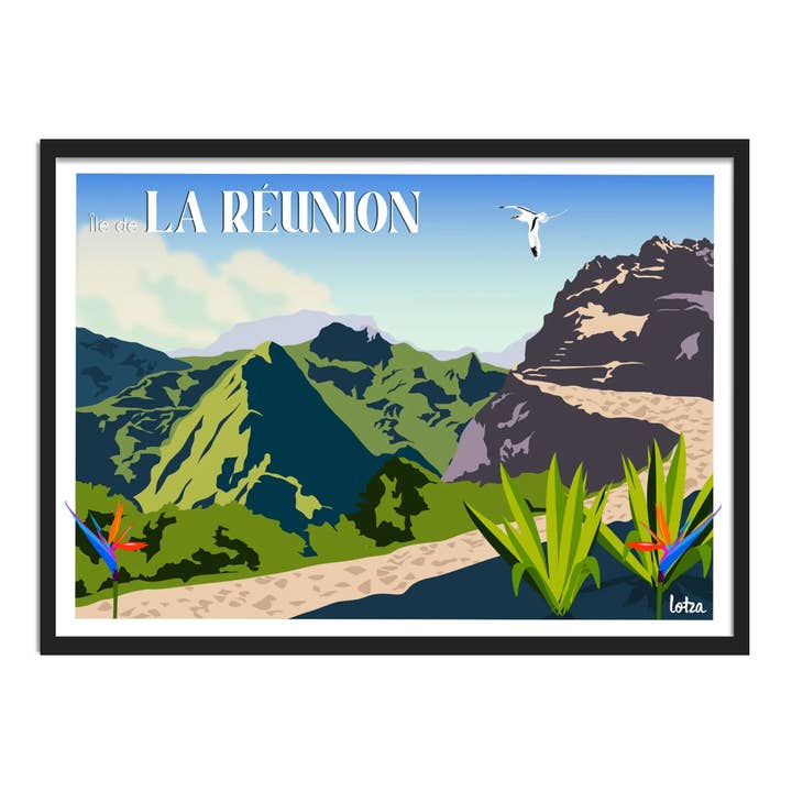 Lotza – Engroshandel Plakat – Vis Île de La Réunion - Cirque de Mafate1