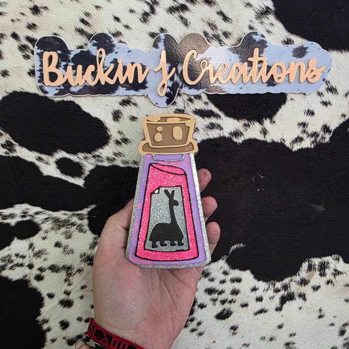 Buckin J Creations - Wholesale Car Freshener - Women's - Lama Potion Funny Car Air Freshener