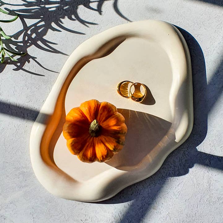 Gokican – wholesale Jewellery dish – Irregular Cloudy Curvy Tray- Jewellery Holder - Home Decor0
