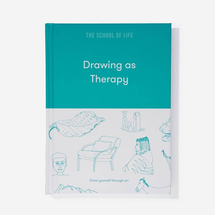 Drawing As Therapy Book, Creative Self-Care for wholesale by The School of Life USA