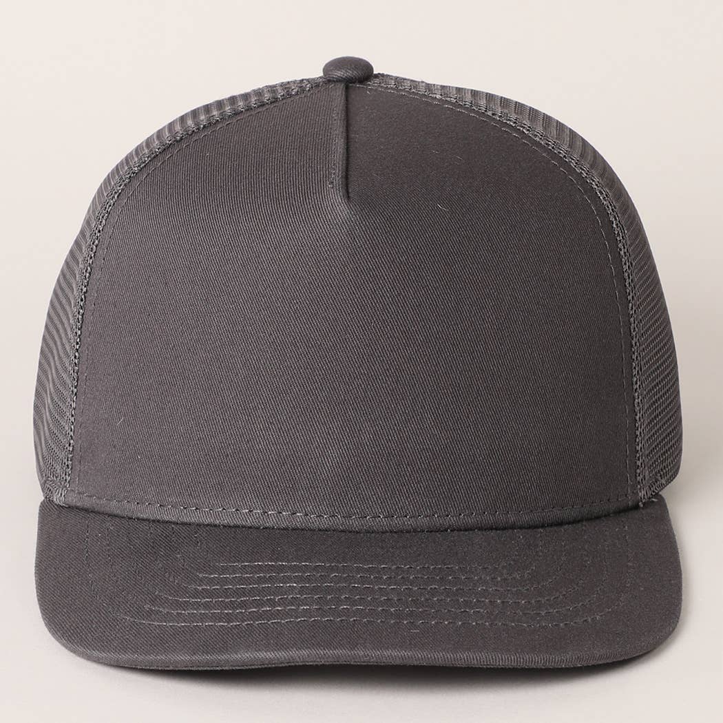 Fashion City – wholesale Truckerkeps – Unisex – Enfärgad bomullstruckerhatt med meshrygg32