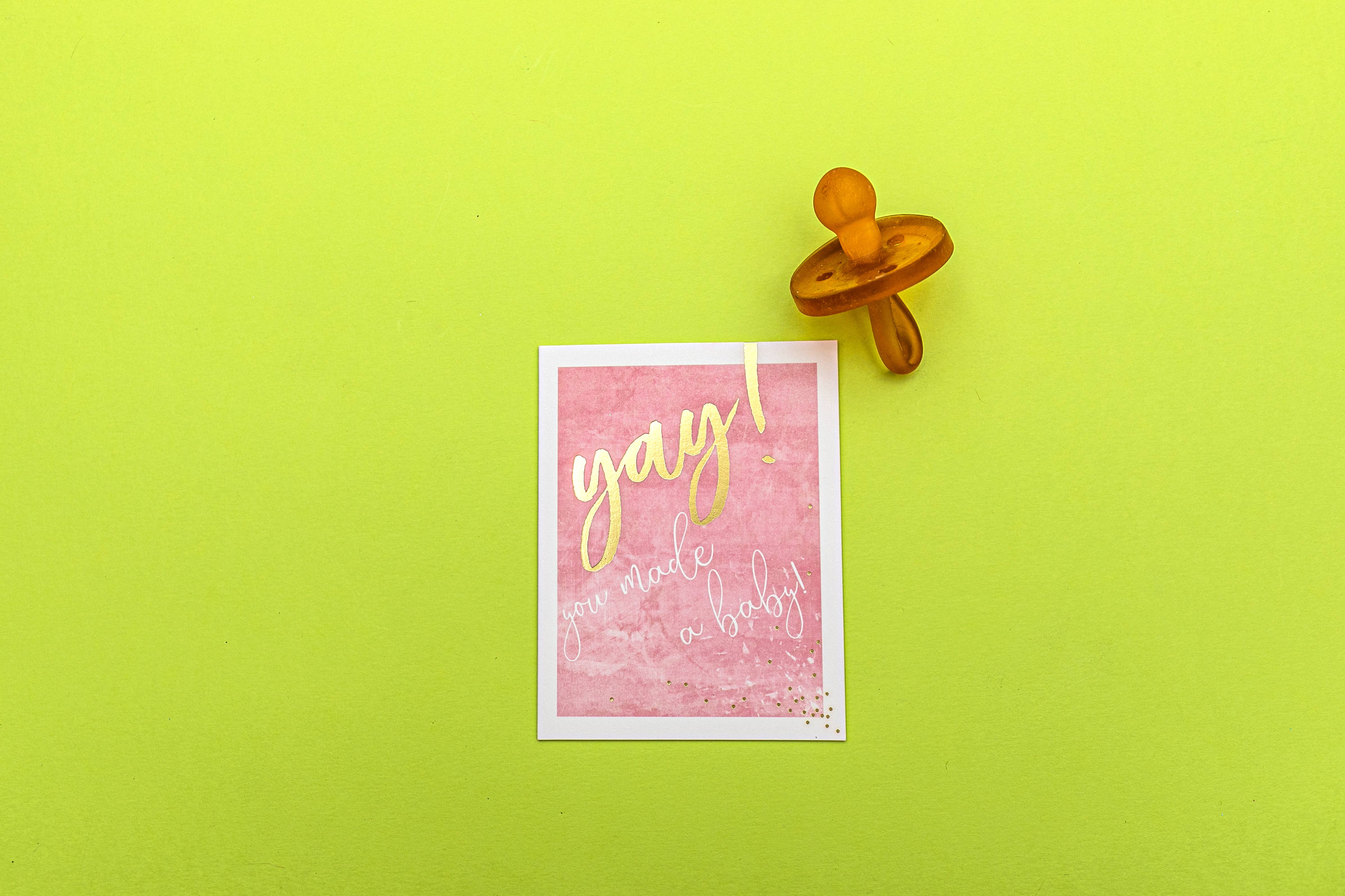 From Me To You - Wholesale Baby Card - Baby Pink Watercolor. Baby Card1