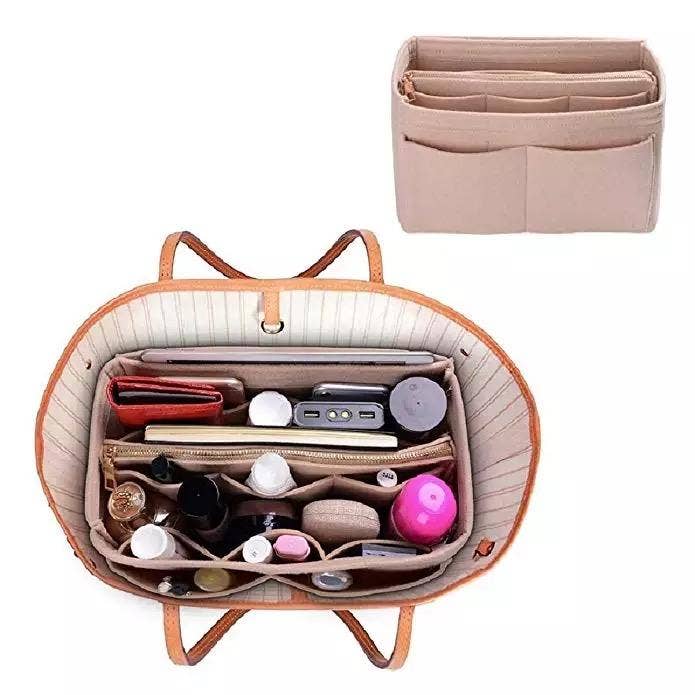 The Classy Cloth WS – Acessório para mala/bolsa - Mulher por atacado – Organizador para Bolsa Tote - Nude RTS4