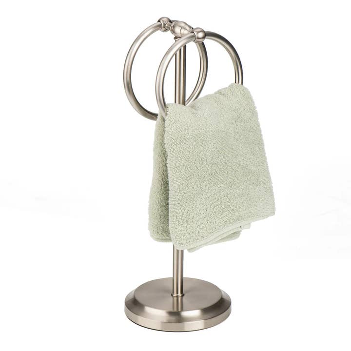 J&V TEXTILES - Wholesale Towel Holder/Hanger - Classical Double Ring Design Fingertip Towel Holder6