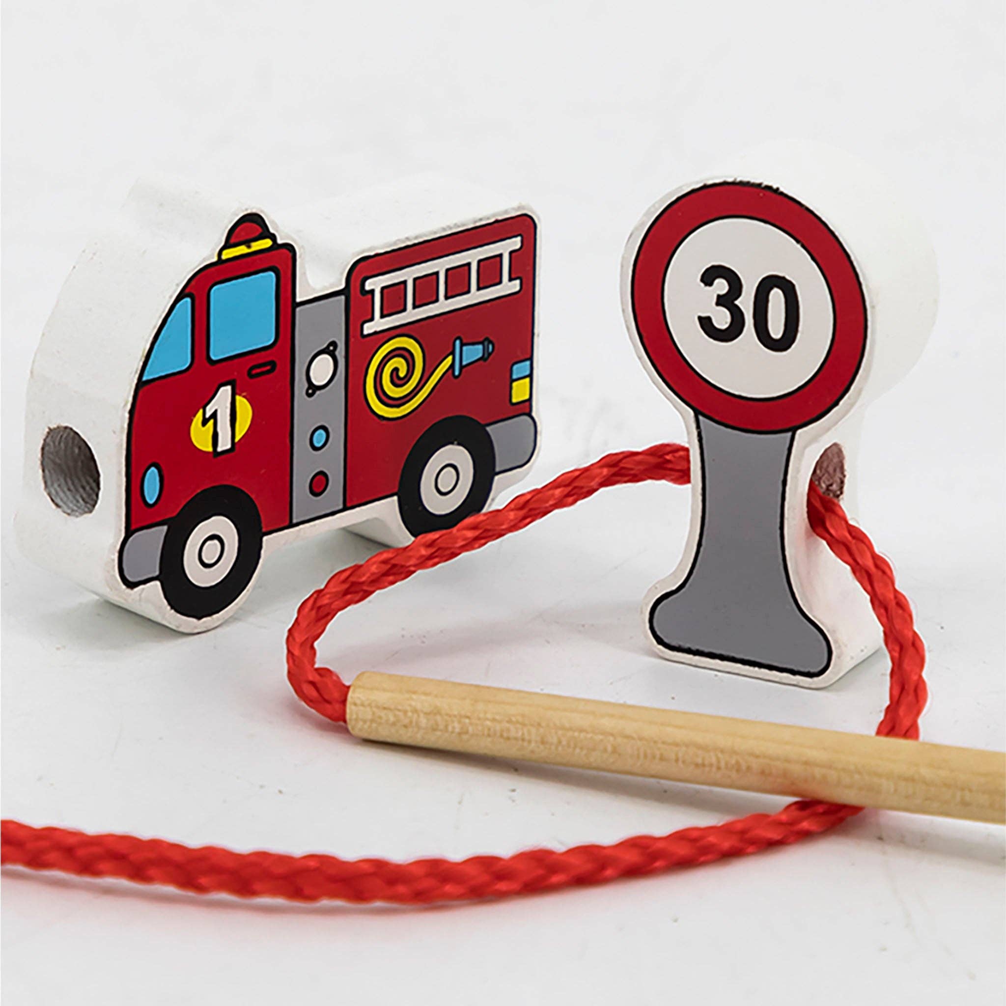 Kinder Life Inc. - Wholesale Toy Set - Kids - Lacing Blocks Transportation set- motor skills development with imaginative play.2