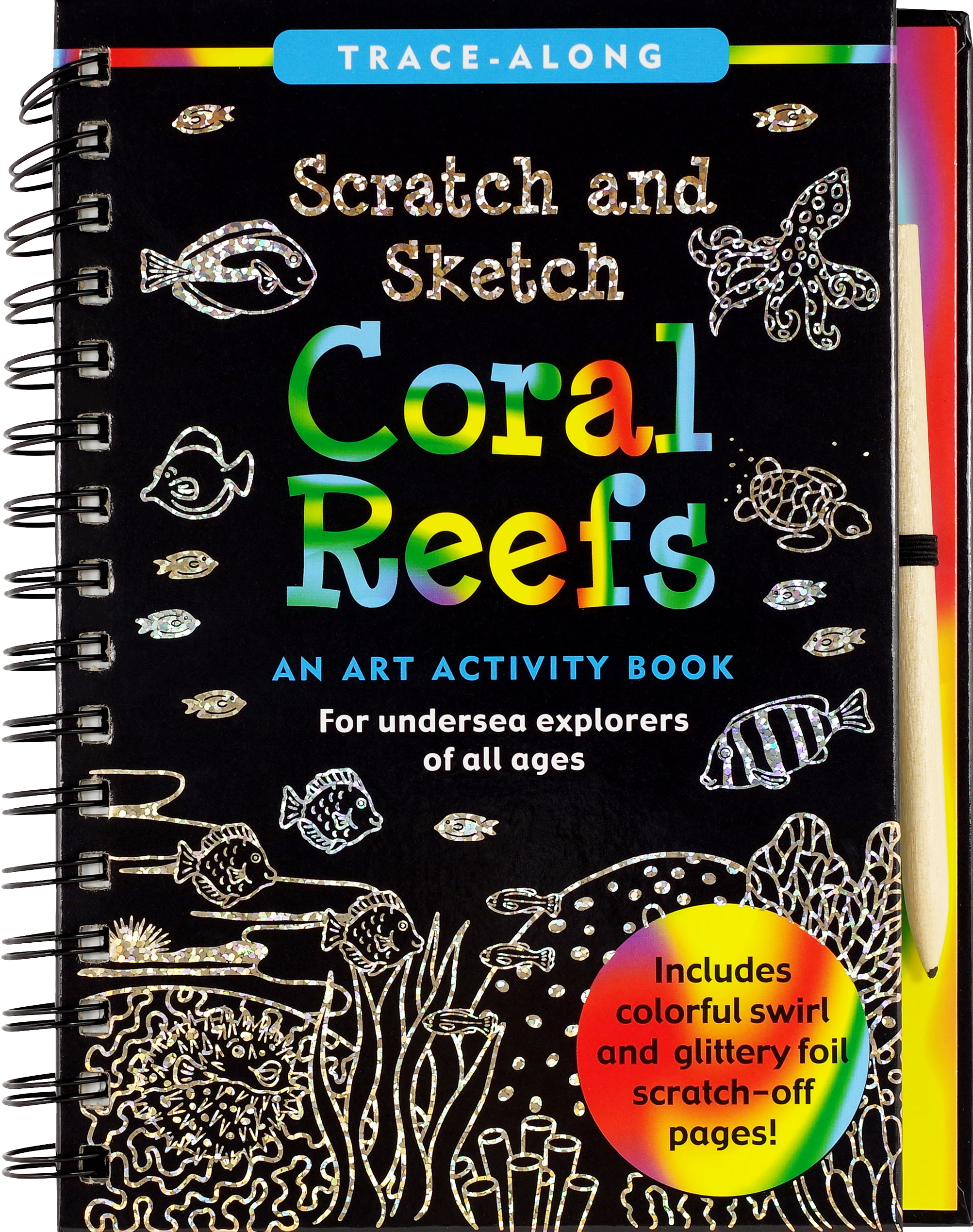 Peter Pauper Press - Wholesale Sketchbook/Sketchpad - Coral Reefs Scratch and Sketch0